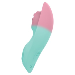 App remote control two-color ultra-thin rear court wearing intimate invisible female tongue licking vibrator video interaction