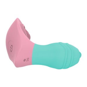 App remote control two-color tongue licking rear court wearing female vibrator video interaction can increase pleasure