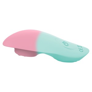 App remote control two-color ultra-thin rear court wearing intimate invisible female tongue licking vibrator video interaction