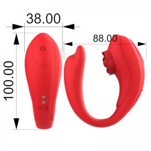 Bulk Rechargeable U-Vibrator Dildo Klitoral G-Spot Dual Stimulator Wearable U-Vibrator